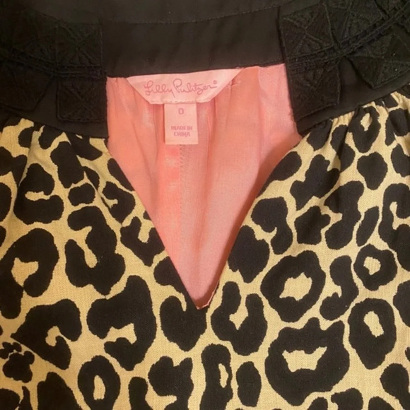 Lilly Pulitzer Leopard Print Brielle Sleeveless Shift Dress NWOT - Picture 2 of 10